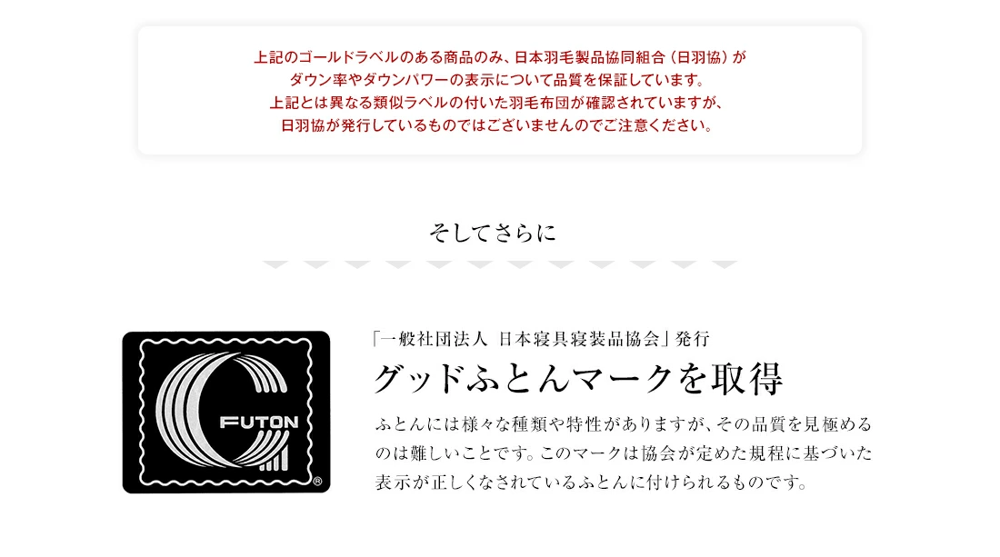 高級羽毛布団《アウトラスト》シングル フランス産ホワイトダック ...